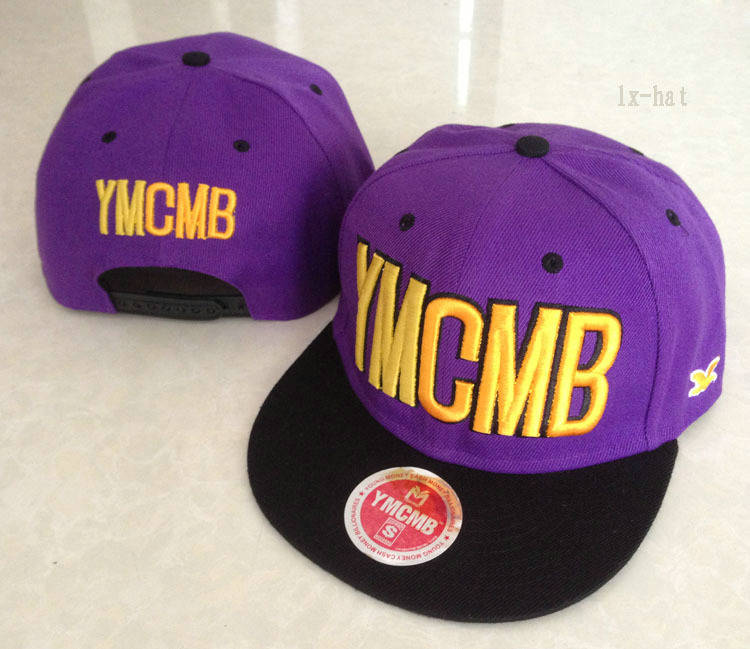 YMCMB Purple Snapback Hat GF 1